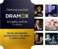 Divadlo online na Dramoxu - tříměsíční poukaz - Voucher: