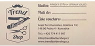 Dárkový voucher Pánský střih a úprava vousů s Hot Towel - Voucher:
