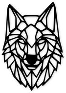 Poukaz na Vlk - geometrický dřevěný obraz o velikosti A3 - Voucher: