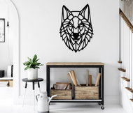 Poukaz na Vlk - geometrický dřevěný obraz o velikosti A2 - Voucher: