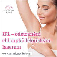 Poukaz na odstranění chloupků pomocí IPL přístroje - PODPAŽÍ - 3x ošetření - Voucher: