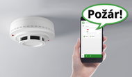 Služba detektor kouře s poplachy na mobil na 1 rok - Voucher: