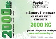 Dárkový poukaz České lůžkoviny na nákup zboží v hodnotě 2000 Kč + antibakteriální gel a doprava ZDAR - Voucher:
