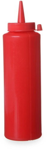 Hendi Dispensing bottles - red - 0.35 L - o55x(H)205 mm - Dispensing Bottle - Main image
