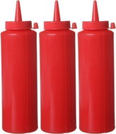 Hendi Dispensing bottles - red - 0.35 L - o55x(H)205 mm - Dispensing Bottle