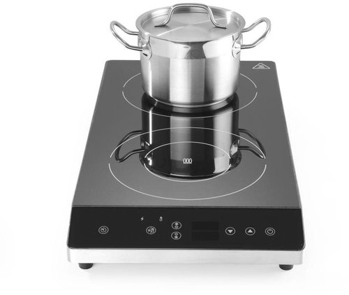 Hendi Double Induction Cooker - 230V / 3500W - 300x580x(H)64mm - Induction Cooker - Main image