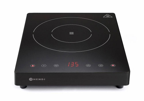 Hendi Induction Cooker 2000W Black Line - 230V/2000W - 293x373x(H)56mm - Induction Cooker - Main image