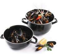 Hendi Mussel pot - with lid - 2.3 L - o190x(H)190 mm - Pot