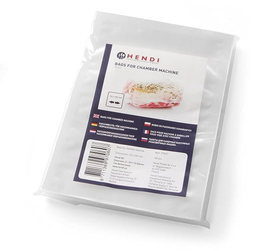 Hendi Vacuum bags - 100 pcs - 200x300 mm - Vacuum Bags - Main image