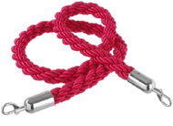 Hendi Rope barrier - red with polished staple - L 1500 mm - Gastro Equipment