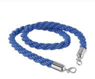 Hendi Rope barriers - blue with polished staple - L 1500 mm - Gastro Equipment