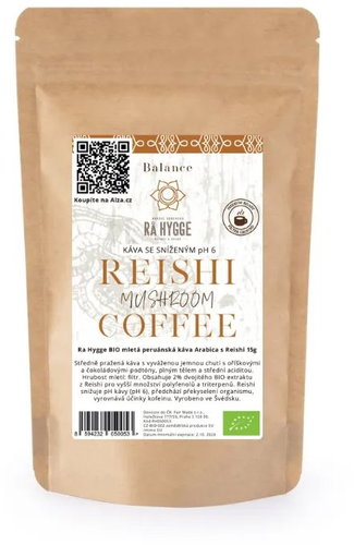 Ra Hygge BIO ground, Peru Arabica with REISHI, 15g, PATTERN - Coffee - Main image