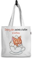 RAINBOW-X Bag A good day starts with a cat - Shoulder Bag