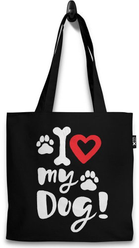 RAINBOW-X Bag I love my dog - Shoulder Bag - Main image