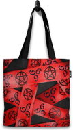 RAINBOW-X Gothic ribbon bag - red - Shoulder Bag