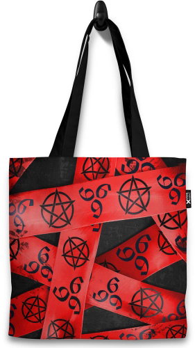 RAINBOW-X Gothic ribbon bag - red - Shoulder Bag - Main image