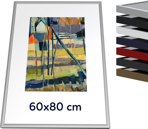 THALU Metal Frame 60x80cm Dark Blue - Photo Frame - Main image