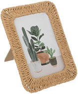 Atmosphera Standing JILY, wicker frame 20 × 15 cm - Photo Frame