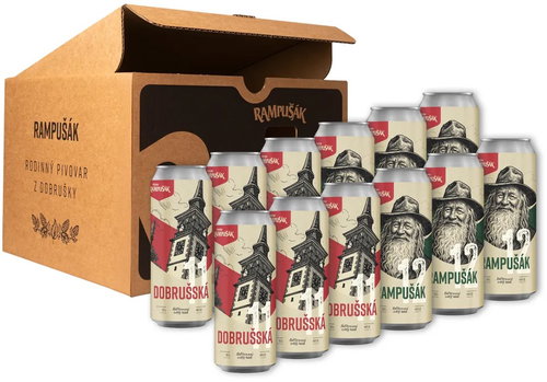 Rampusak Tin of lagers 12 × 0,5 l - Gift Box - Main image