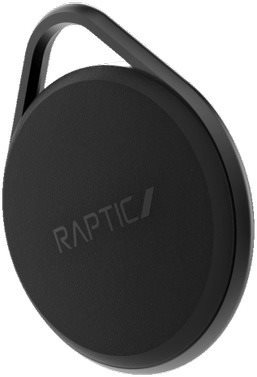 Raptic Link AirTags Black - AirTag Schlüsselanhänger - Hauptbild