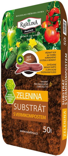 RAŠELINA SOBĚSLAV PREMIUM Substrate with vermiculite for vegetables 50l - Substrate - Main image