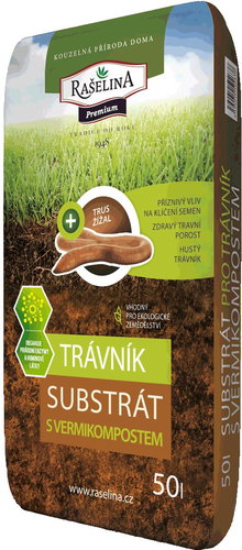 RAŠELINA SOBĚSLAV PREMIUM Substrate with vermiculite for lawns 50l - Substrate - Main image