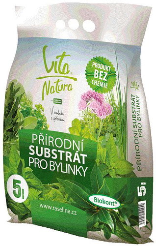 RAŠELINA SOBĚSLAV Vita Nature Natural substrate for herbs 5l - Substrate - Main image