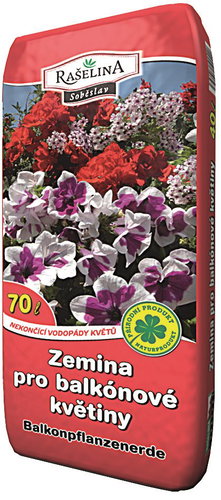 RAŠELINA SOBĚSLAV Soil for balcony flowers 70l - Substrate - Main image