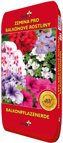 FAVORITE Soil for balcony flowers 40l - Substrate - Main image
