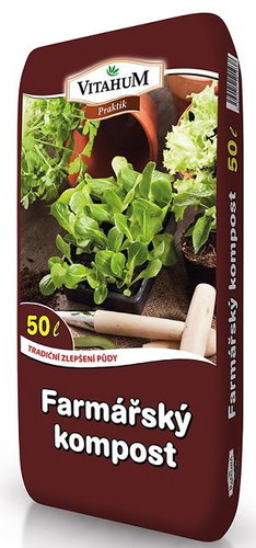 RASELINA SOBĚSLAV Vitahum Farmer compost 50l - Fertiliser - Main image