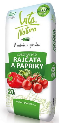 RAŠELINA SOBĚSLAV Vita Nature for tomatoes and peppers 20l - Substrate - Main image