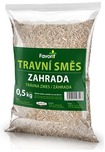 FAVORIT Grass mixture Garden 0,5 kg - Grass Mixture - Main image