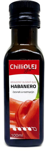 Habanero chilli oil garlic and rosemary - Plant Oil - Main image