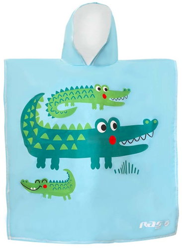 RAS Poncho Crocodile - Children's Bath Towel - Main image