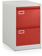 Rauman metal filing cabinet A4 - 2 drawers, RAL 3000 / RAL 7035 - Drawer Chest