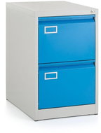 Rauman metal filing cabinet A4 - 2 drawers, RAL 5012 / RAL 7035 - Drawer Chest