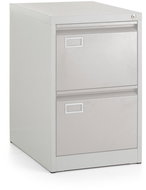 Rauman metal filing cabinet A4 - 2 drawers, RAL 7035 - Drawer Chest
