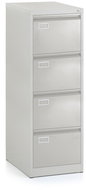 Rauman metal filing cabinet A4 - 4 drawers, RAL 7035 - Drawer Chest
