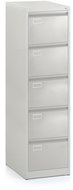 Rauman metal filing cabinet A4 - 5 drawers, RAL 7035 - Drawer Chest