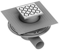 Ravak Plastic inlet SN501 with stainless steel grille - Shower Drain