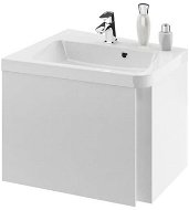 RAVAK Kúpeľňová skrinka pod umývadlo SD 650 10° L biela - Kúpeľňová skrinka