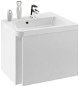 RAVAK Kúpeľňová skrinka pod umývadlo SD 650 10° R biela - Kúpeľňová skrinka