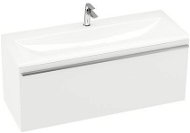 RAVAK Koupelnová skříňka pod umyvadlo SD 800 Clear bílá/bílá - Koupelnová skříňka
