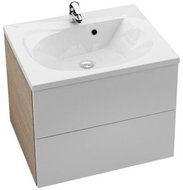Ravak Koupelnová skříňka pod umyvadlo SD 600 Rosa II capuccino/bílá - Koupelnová skříňka