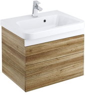 Ravak Koupelnová skříňka pod umyvadlo SD 650 10° II tmavý ořech - Koupelnová skříňka