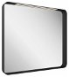 RAVAK zrkadlo Strip 500 × 700 čierne s osvetlením - Zrkadlo