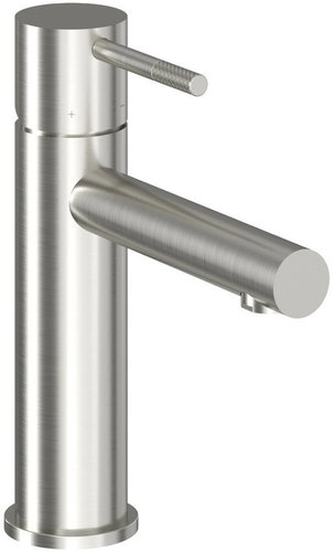 Ravak NX 014.30SSB Wash basin mixer with stand mixer 190 mm, without spout, brushed stainless steel - Tap - Main image