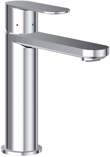 RAVAK CR II 014.01CR BeCool Basin mixer 175 mm, without waste, chrome - Tap - Main image