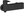 RAVAK CR II 032.20BL Shower wall mixer without set, black