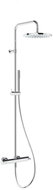 Ravak TE 095.00CR Shower column with thermostatic mixer, fixed, with shower set, chrome - Tap